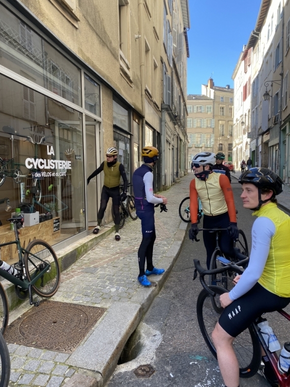 Sortie vélo en groupe à Limoges